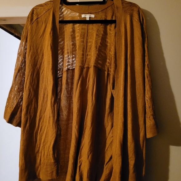 Brown short sleeve cardigan - Picture 2 of 6